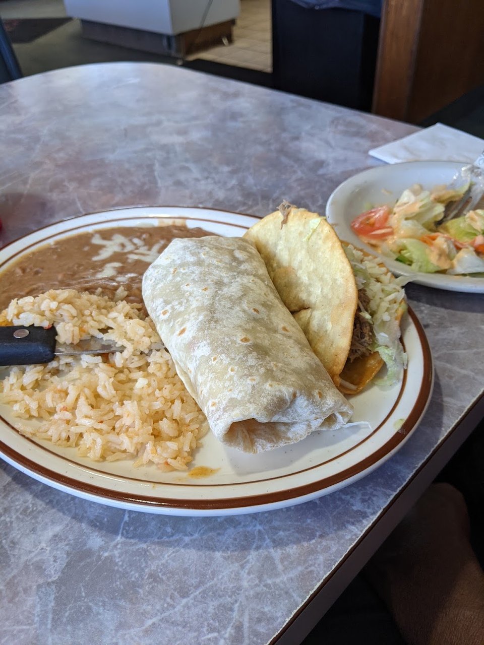 Burrito and Taco Dinner